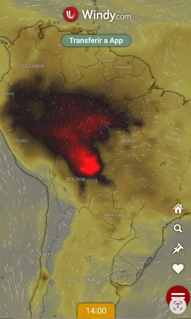 Brasil queimando