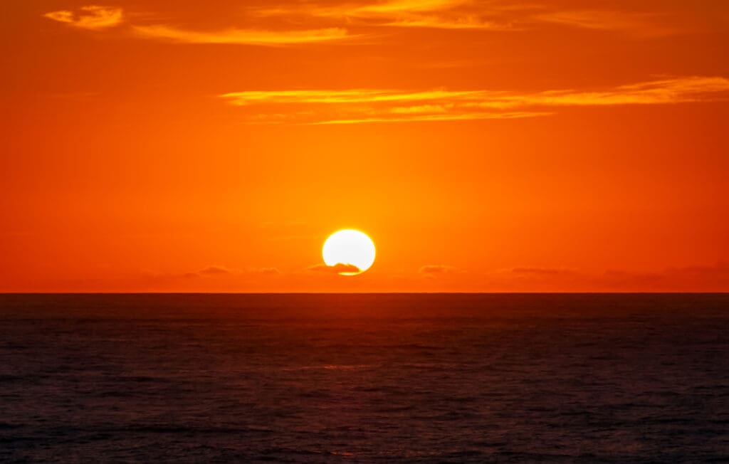 chuva e sol laranja