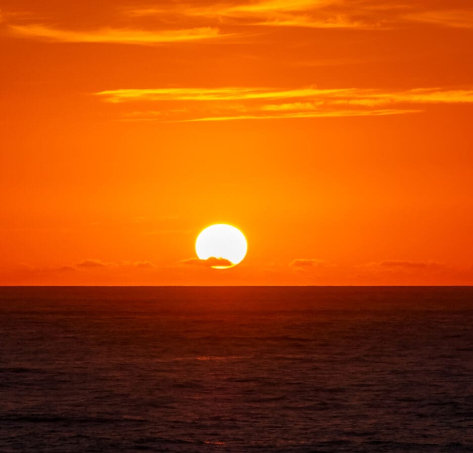 chuva e sol laranja