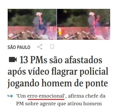 Crime nosso de cada dia